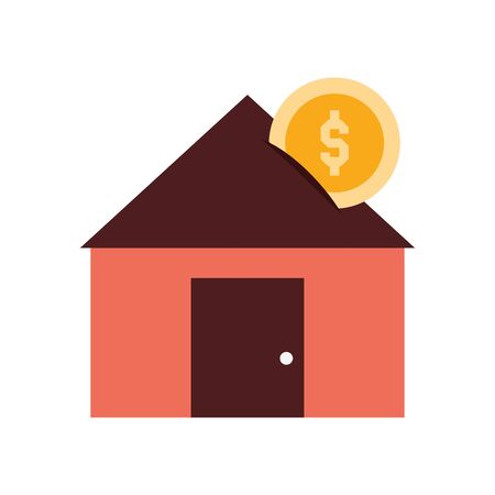 online payment, house investment money, ecommerce market shopping, mobile app vector illustrationのイラスト素材