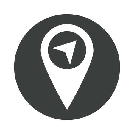 compass rose navigation location pin destination cartography equipment vector illustration silhouette design iconのイラスト素材