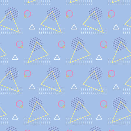 Abstract geometric texture style in triangles circlesのイラスト素材