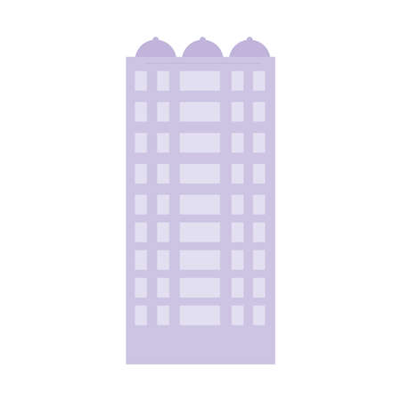building commercial residential structure architecture urban isolated icon vector illustrationのイラスト素材