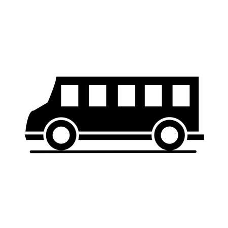 car model transport vehicle silhouette style icon design vector illustrationのイラスト素材