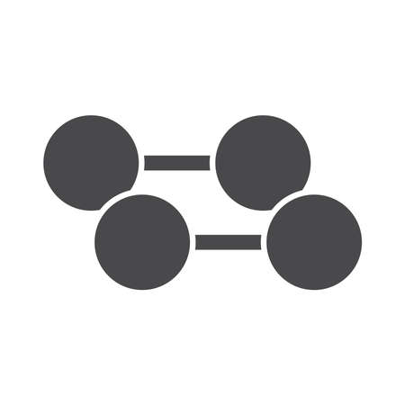 barbell weight fitness sport equipment silhouette icon design vector illustrationのイラスト素材