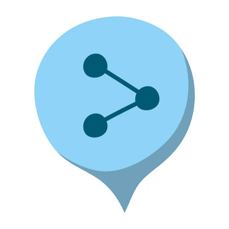 sharing social media network app isolated on white background vector illustrationのイラスト素材