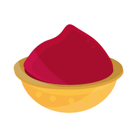 condiment in bowl food spice isolated design icon vector illustrationのイラスト素材