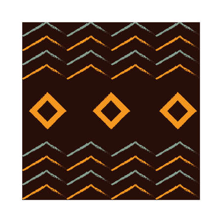 ethnic handmade ornament tribal seamless pattern vector illustration