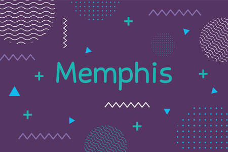 retro style texture memphis 80s 90s style abstract purple background vector illustrationのイラスト素材