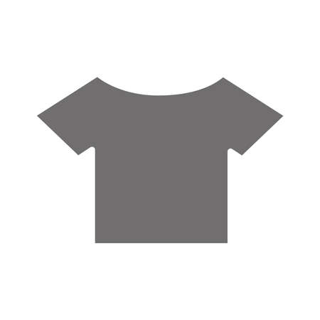shopping clothes shirt commerce in silhouette style icon vector illustrationのイラスト素材