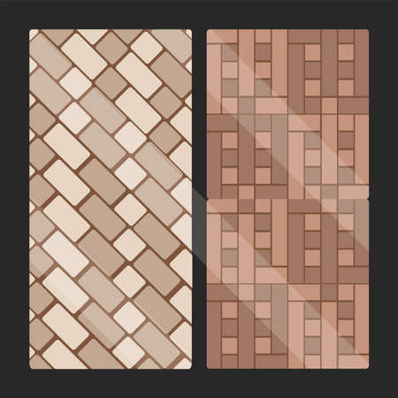 paving tiles texture rectangular background vector illustrationのイラスト素材