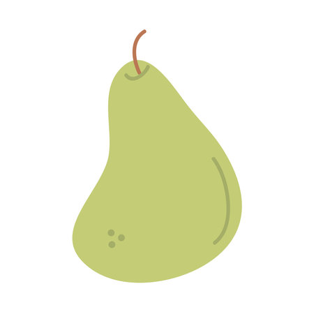 pear fruit design of healthy organic food theme Vector illustrationのイラスト素材