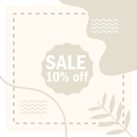 sale offer promotion commercel new collection banner vector illustration