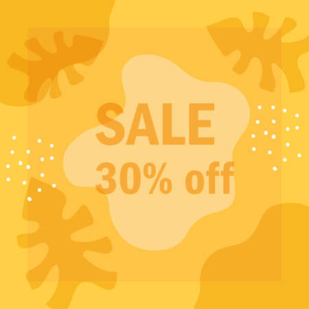 sale new collection offer advertising background, fashion artistic template vector illustrationのイラスト素材