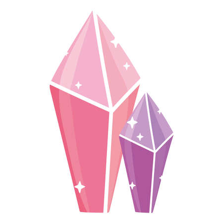 crystal gems astrology magic cartoonのイラスト素材