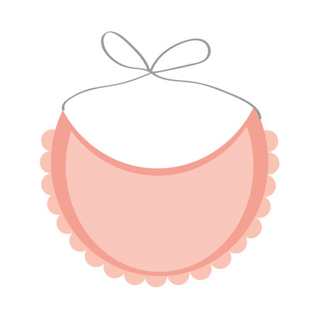 baby bib clothes icon isolatedのイラスト素材