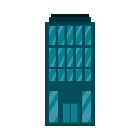 building tower urban isolated styleのイラスト素材