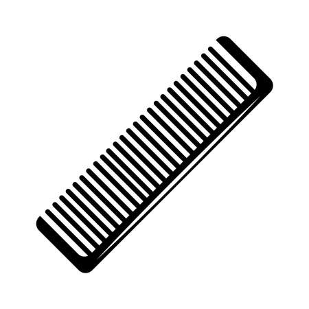 comb barber shop isolated icon