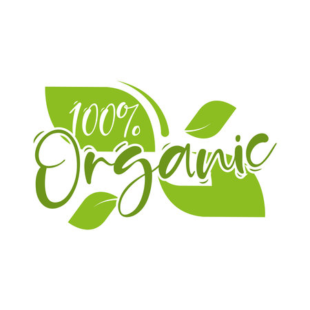 organic product leaves nature isolatedのイラスト素材