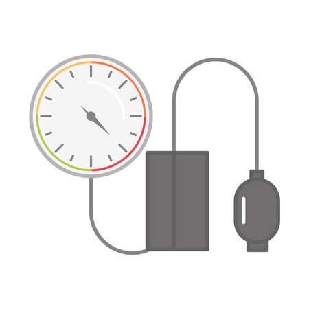 medical tensiometer tool illustrationのイラスト素材