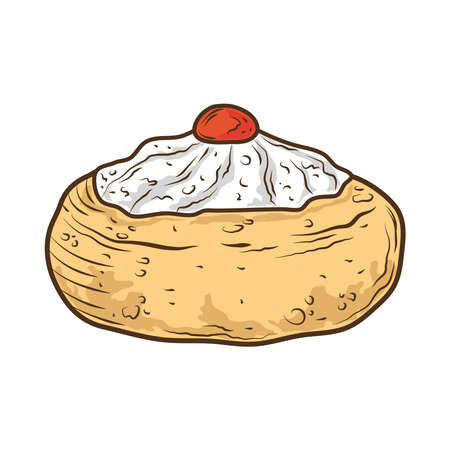 sweet cake dessertのイラスト素材