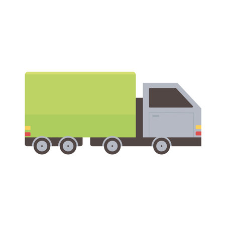 truck transport commercialのイラスト素材