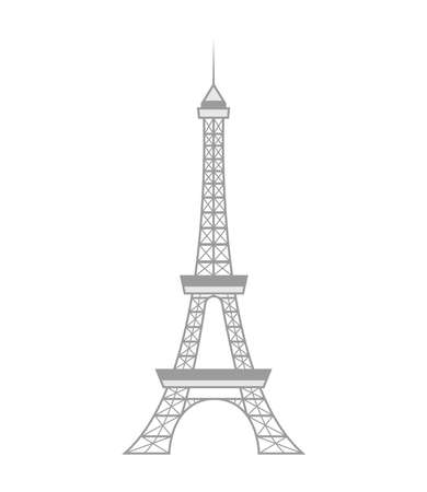 french eiffel towerのイラスト素材
