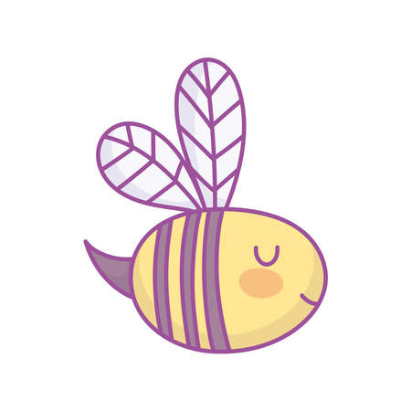 cute bee animalのイラスト素材