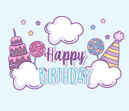 happy birthday occasionのイラスト素材