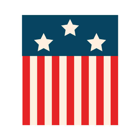 USA bunting flag symbolのイラスト素材
