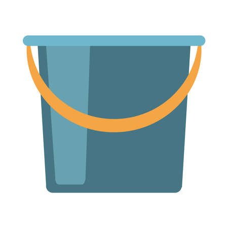 cleaning bucket toolのイラスト素材