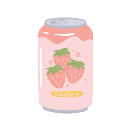 fruity soda drinkのイラスト素材
