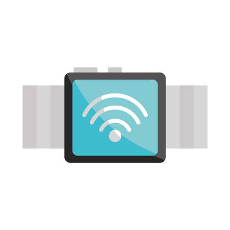 bracelet connected technologyのイラスト素材