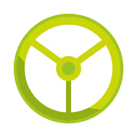 green car steeringのイラスト素材