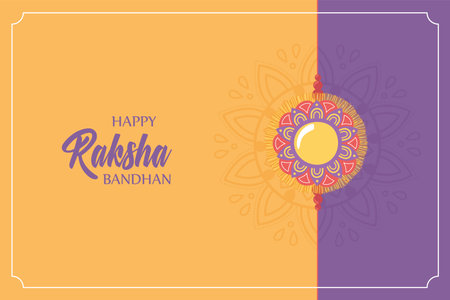 indian raksha bandhanのイラスト素材