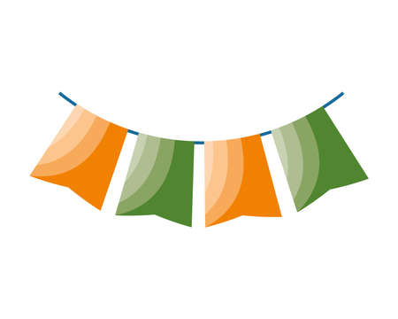 bunting festive decorationのイラスト素材