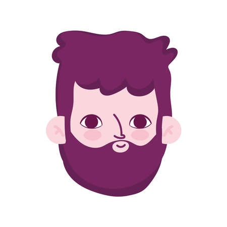 man avatar faceのイラスト素材