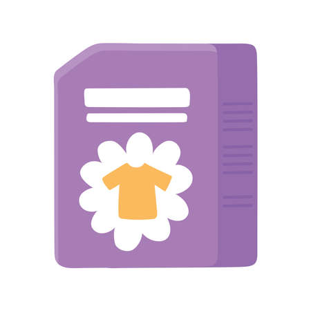 laundry cleaning powderのイラスト素材