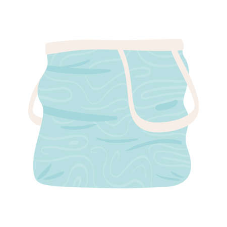 eco shopping bagのイラスト素材