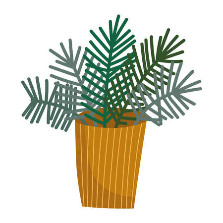 palm in potのイラスト素材