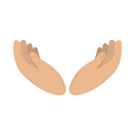 prayer hands iconのイラスト素材