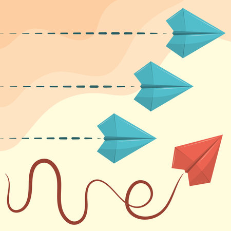 think different conceptのイラスト素材