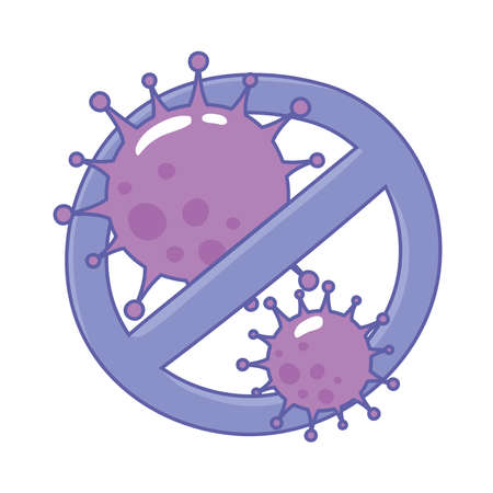 stop covid 19 diseaseのイラスト素材
