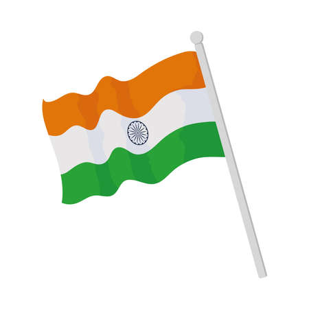 indian national flagのイラスト素材