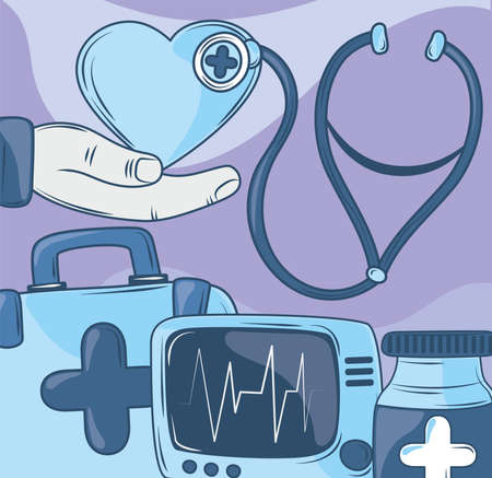 icon set medicalのイラスト素材