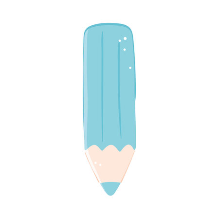 blue pencil colorのイラスト素材