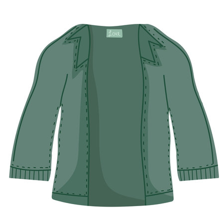 jacket fashion accessoryのイラスト素材