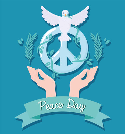 where peace dayのイラスト素材