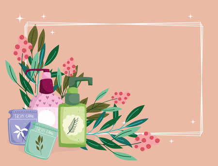 skin care treatmentのイラスト素材