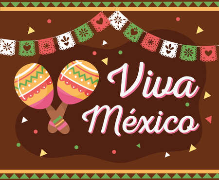 viva mexico celebrationのイラスト素材