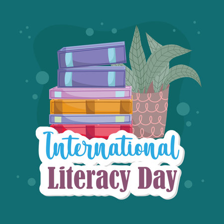 international literacy dayのイラスト素材