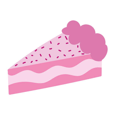 slice sweet cakeのイラスト素材