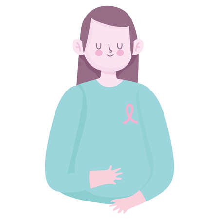 female cartoon survivorのイラスト素材